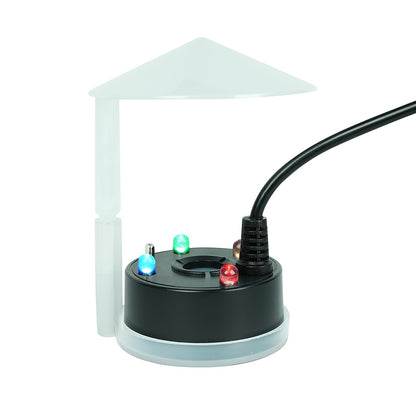 Black mist maker seated on its included stand