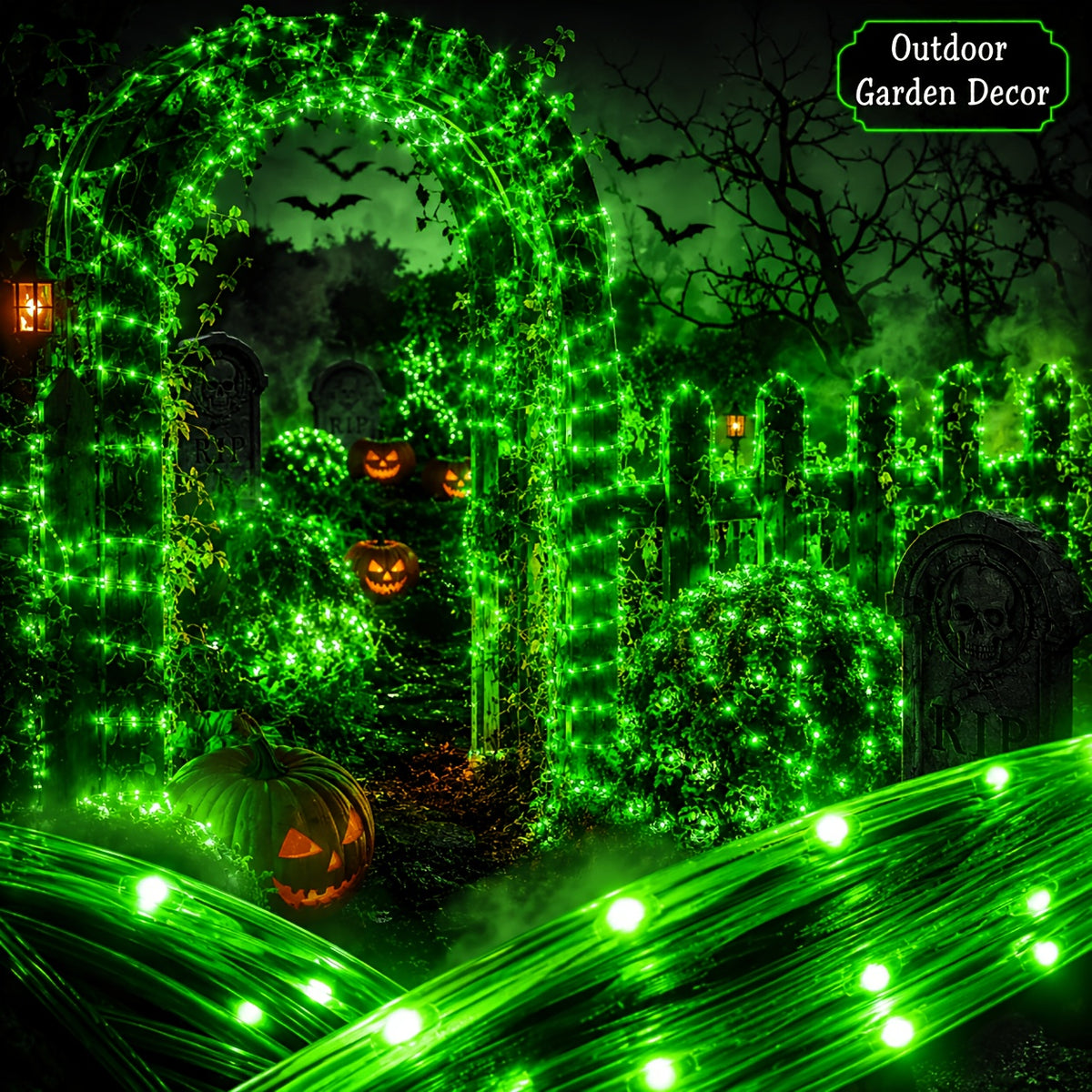 Halloween Fairy String Lights - Flexible LED Rope Lights
