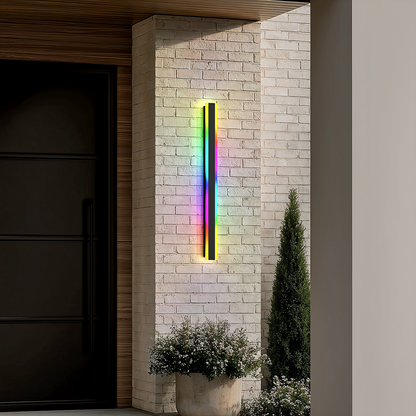 Haylen RGB – Outdoor Linear LED Wall Light, Color Changing, IP65 Waterproof