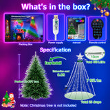 Christmas tree lights with timer function
