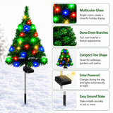 IP65 waterproof solar Christmas tree light for outdoor use