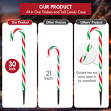 Candy cane Christmas stake light, 76 cm tall