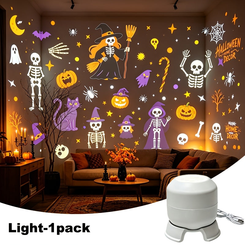 Halloween Tabletop Projection Lamp - Indoor Home Decoration Light