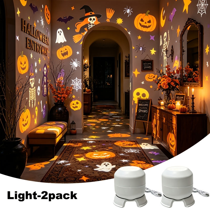 Halloween Tabletop Projection Lamp - Indoor Home Decoration Light