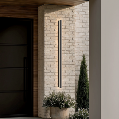 Strela Outdoor LED Wall Light – IP65 Waterproof, 3 Color Temperatures, Remote Dimming