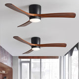 Eskil Ceiling Fan with Light, Wood Nordic Style, Integrated Warm Light, Indoor, 36 to 52 Inch