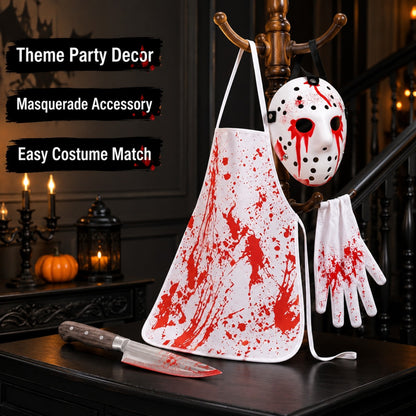 Fake knife prop included in the costume set