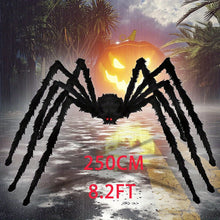 250cm Giant Halloween Spider - Outdoor Yard & Roof Decoration
