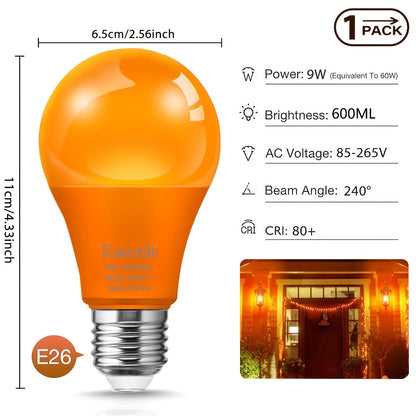 A19 LED Color Light Bulb - E26/E27 Holiday Party Lighting