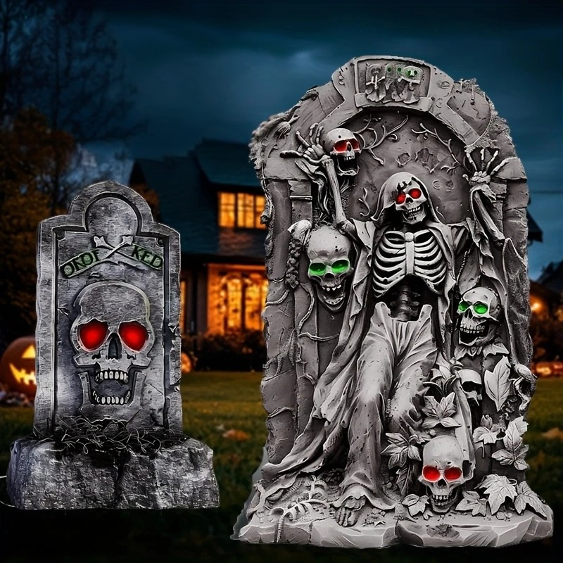 Haunted house ornament displayed on a desk