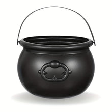 Black Halloween Witch Cauldron Bowl - Indoor Party & Candy Bucket Decor