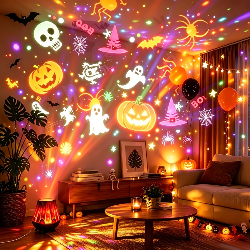 Halloween style USB projector lamp