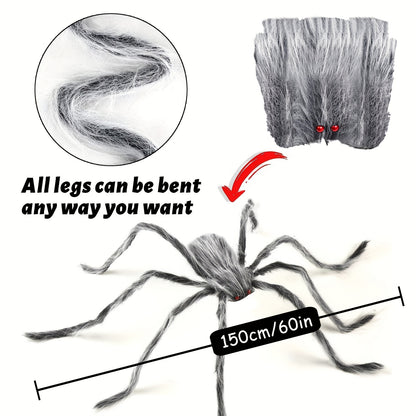 Giant Halloween Spider Web Decoration - Outdoor Yard & Porch Decor