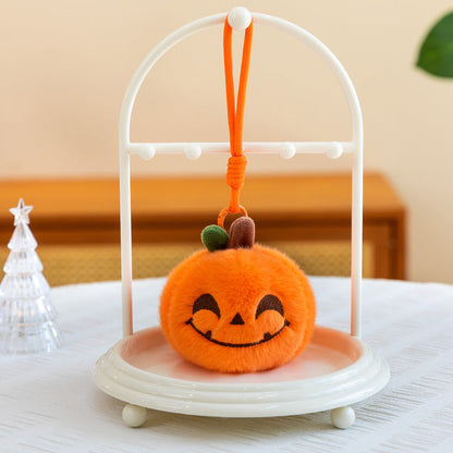 Pumpkin plush keychain set packaging