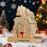 Bear figurine size options