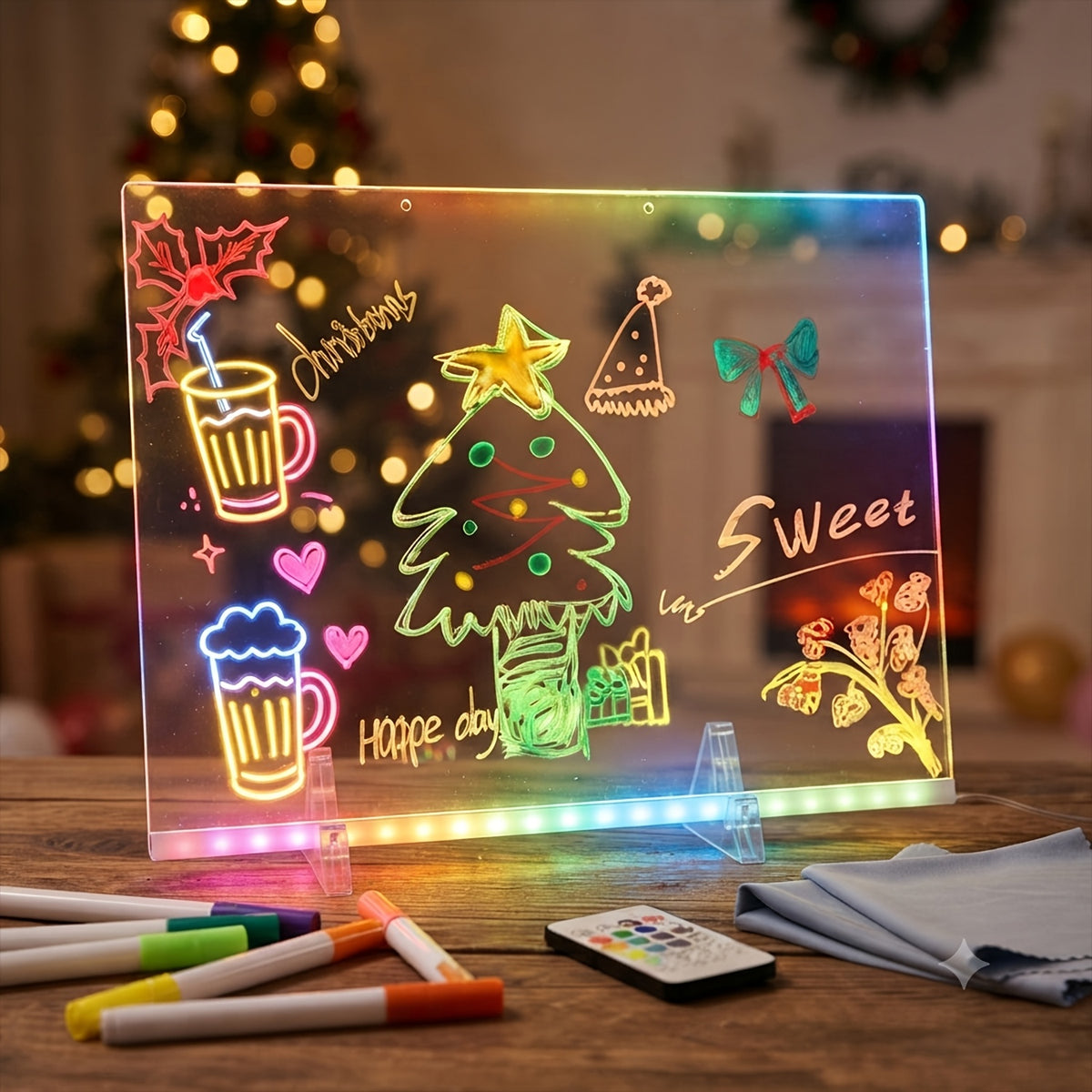 USB powered LED drawing board