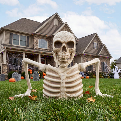 Groundbreaker skeleton decoration in vintage styling