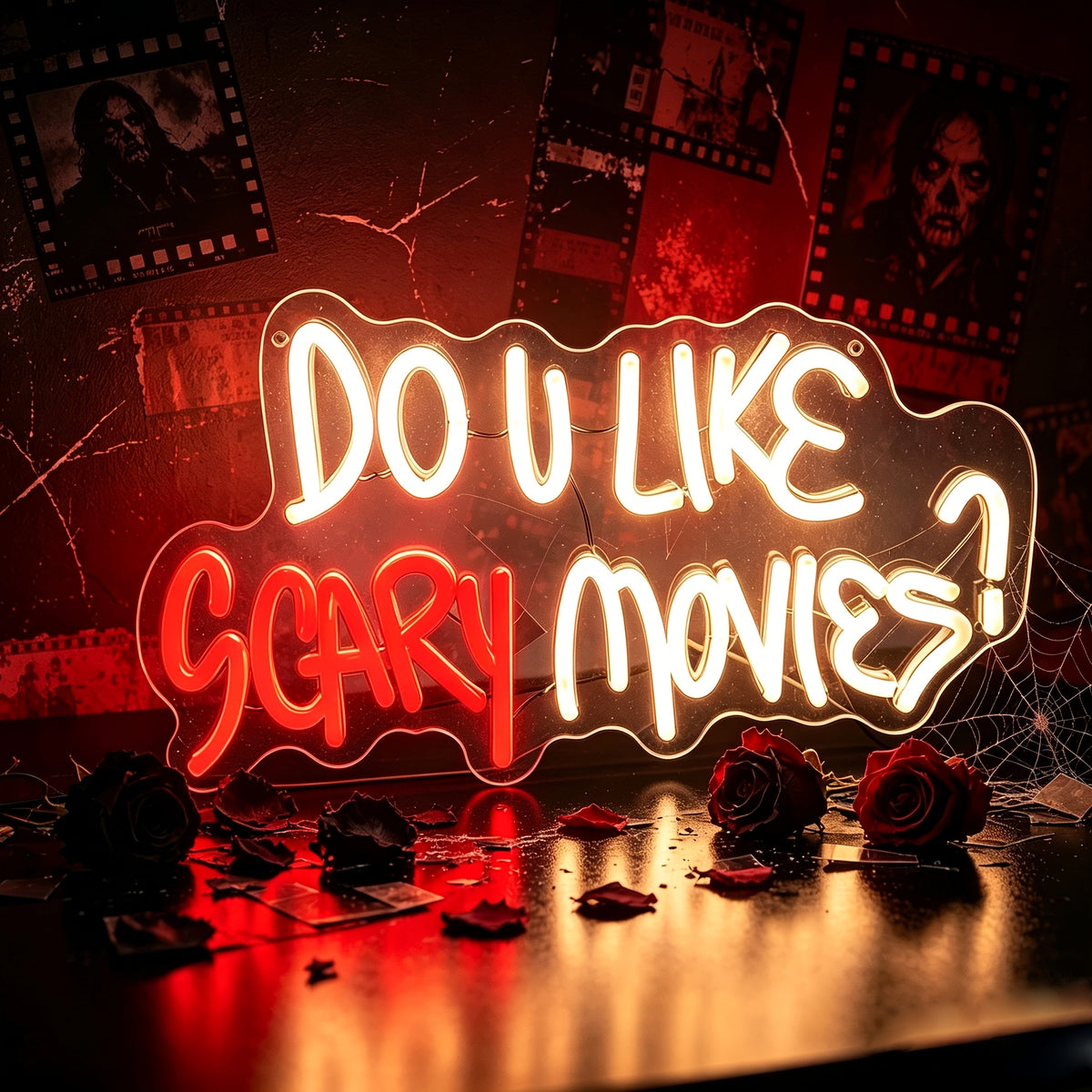 LED Neon Sign Wall Décor - Movie Quote Light Up Sign