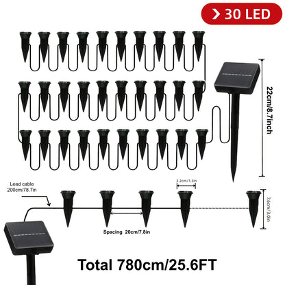 Solar Halloween Garden String Lights - Outdoor Spike Lights