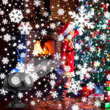 Outdoor Christmas Decorations Snowflake Projector Light, Dual-Head, 180° Rotation, Yard & House