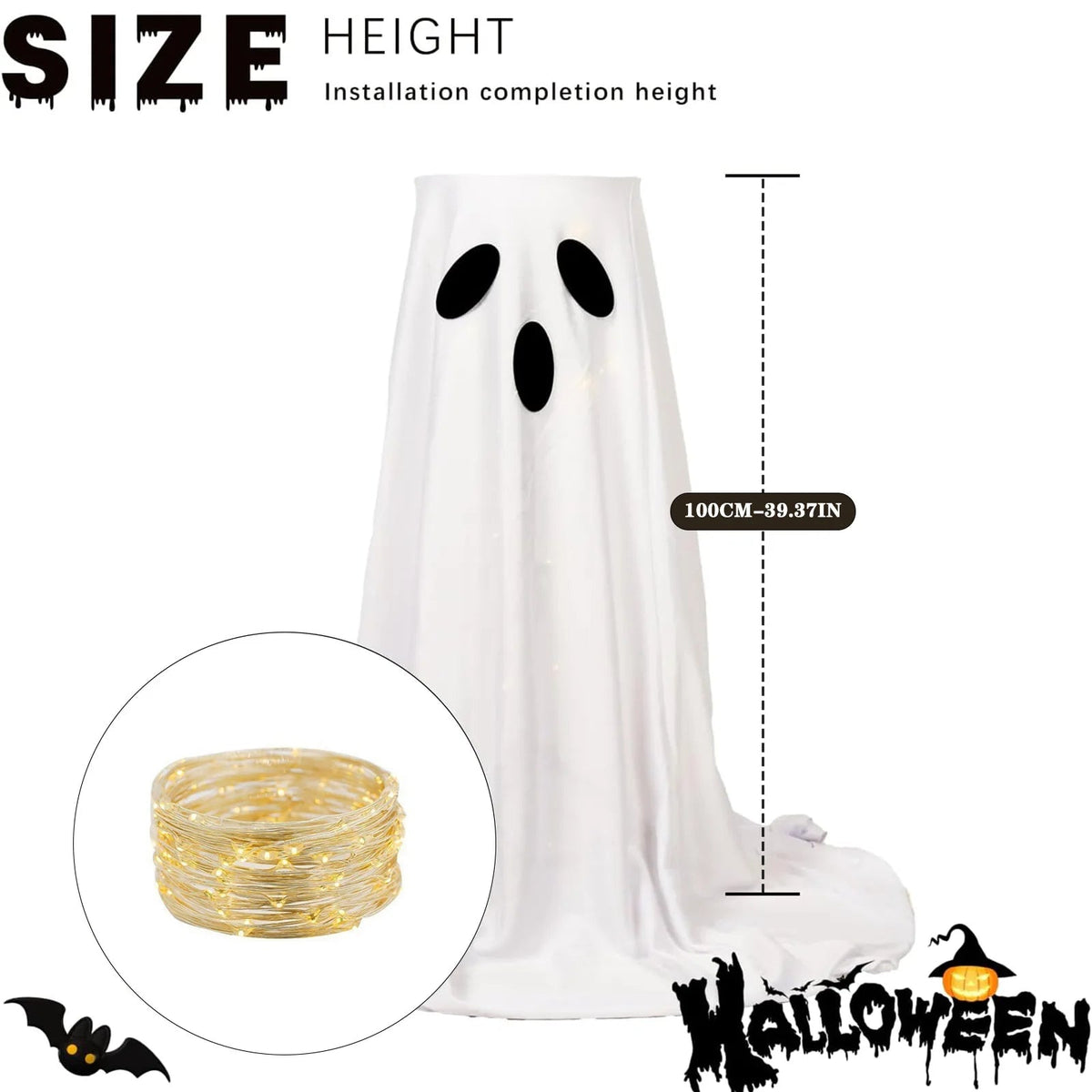 Lighted candy bowl stand illuminated at night