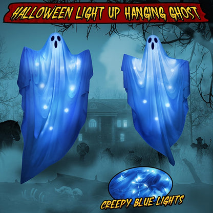 Hanging ghost decoration battery compartment