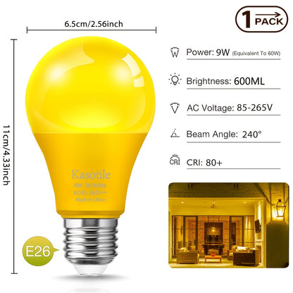 A19 LED Color Light Bulb - E26/E27 Holiday Party Lighting