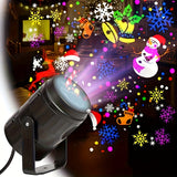 Multicolor rotating LED lamp for a bedroom