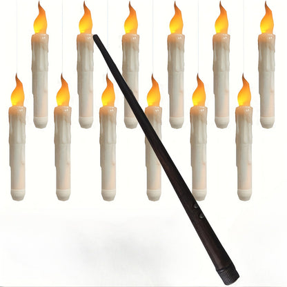 Floating LED Candle Lights - Halloween Ambiance Décor Set