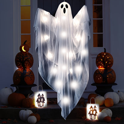 47-inch hanging ghost decoration size view
