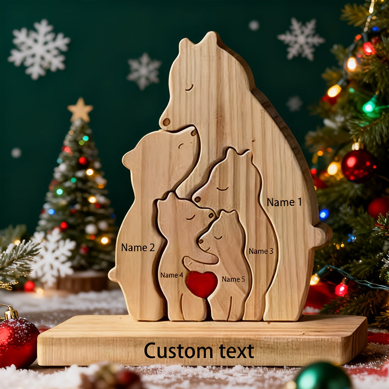 Bear figurines as a family gift