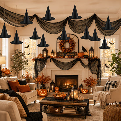 Creepy cloth panel from the hanging Halloween set