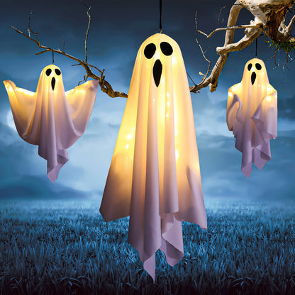 Halloween Ghost Face Yard Stake - Outdoor Garden & Yard Decoration