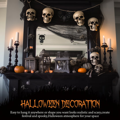 Spooky Gauze Fabric Halloween Décor Set - Indoor Outdoor