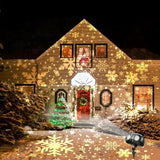 Dual head Christmas snowflake projector light