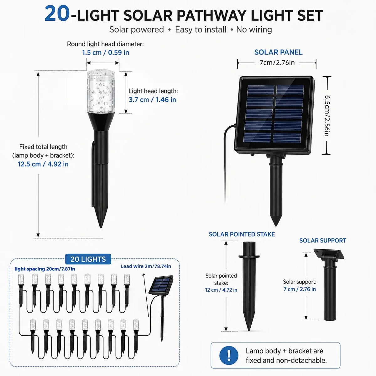 Solar Halloween Garden Lights - Ground Insert Yard Décor