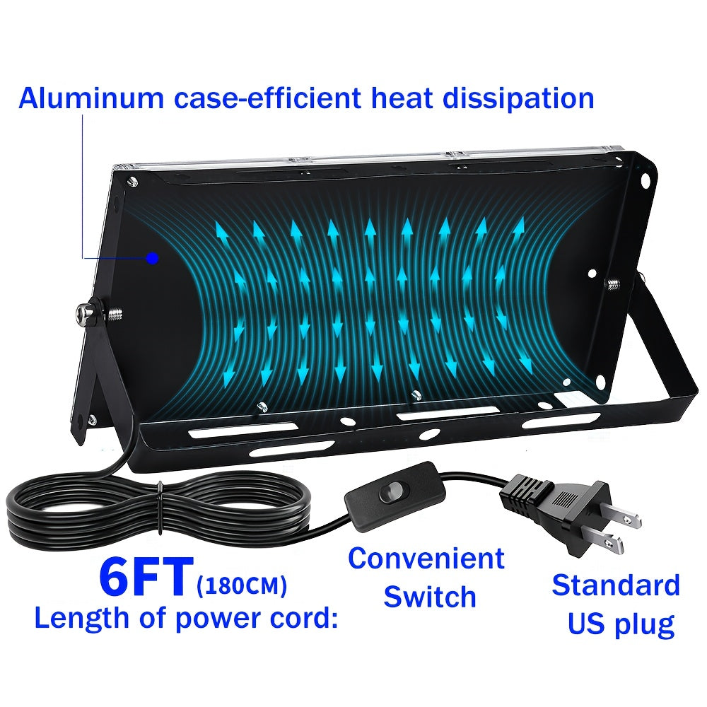 UV Black Light Flood Light - Halloween Glow Party Lighting