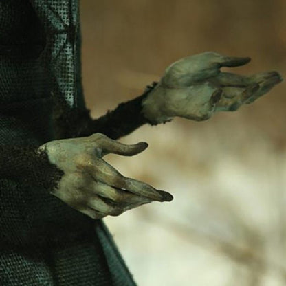 Witch sculpture Halloween decor figurine, product photo 2