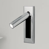 Eskil Bedside Wall Lights, Recessed Reading Sconce, Folds Flush, Pull Switch, 3000K Warm White