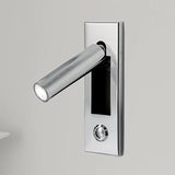 Sorin Bedside Reading Lights Wall Mounted, Recessed Wall Sconce, Fold-Flat, Warm 3000K, Bedroom