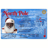 Santa sleigh driving license, one piece novelty prop