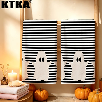 Ghost Print Kitchen Towels - Halloween Kitchen Décor Set