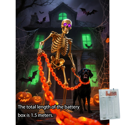 Halloween Solar LED Chain String Lights - Outdoor Décor