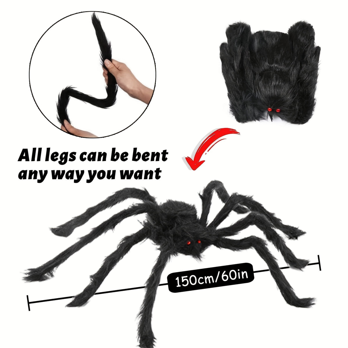 Giant Halloween Spider Web Decoration - Outdoor Yard & Porch Decor