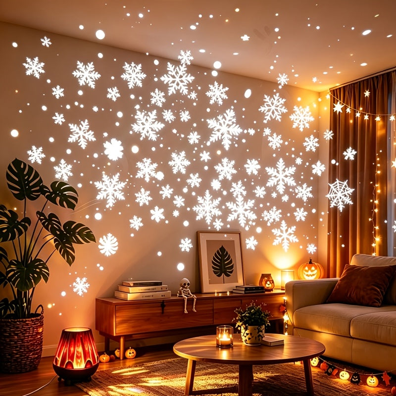 Snowflake firewood lamp style USB light