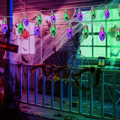 9.8ft bubble spider string light length view