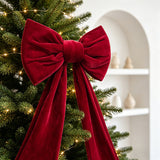 Large Red Bow, 86.6 in with Extra Long Tassel Ribbon