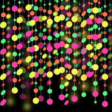 Glow-in-the-Dark Halloween UV Garland Streamers - Indoor Party Decor