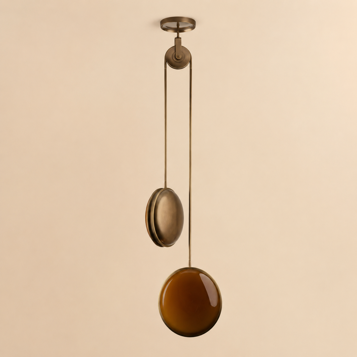 Monus Pulley Modern Pendant - Material Samples
