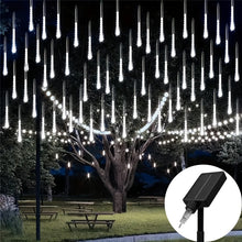 Solar Halloween Meteor Shower Light String - Outdoor Yard & Tree Lighting